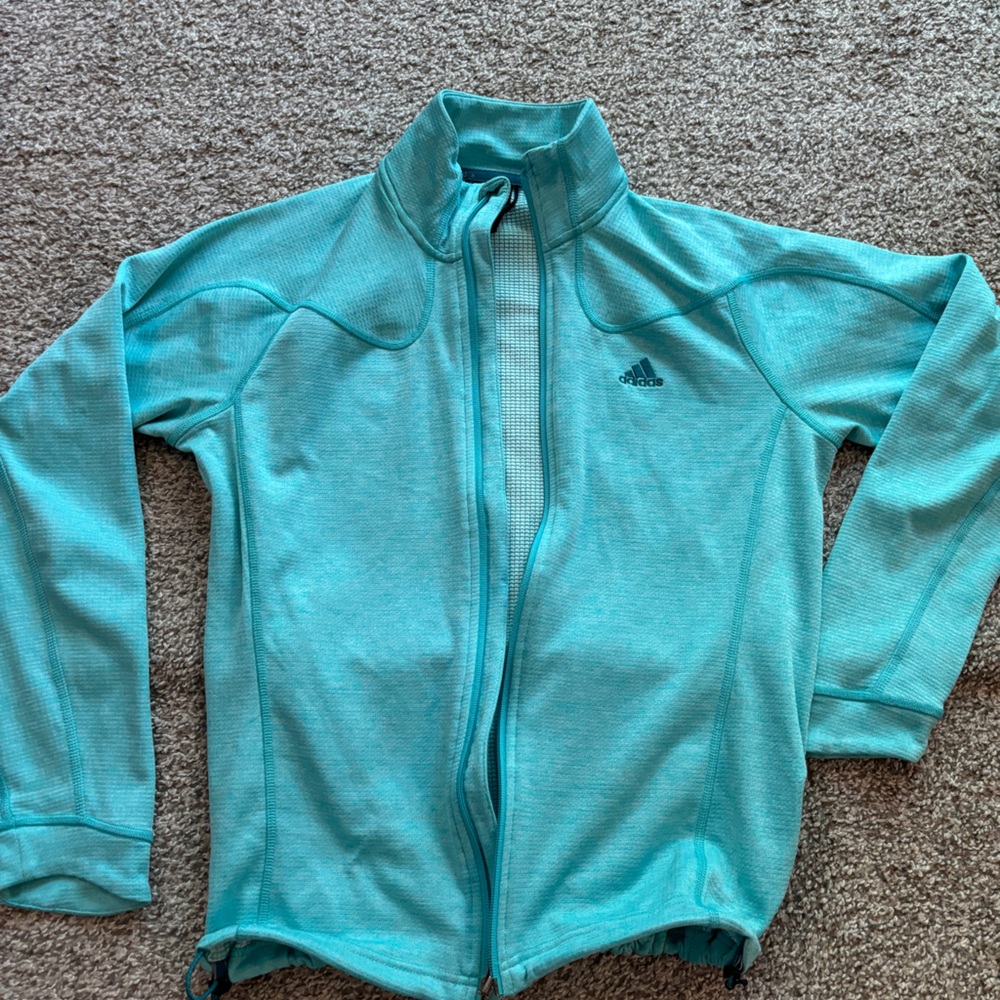 Adidas’s blue jacket